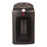 Comfort Zone Portable Space Heater with Motion Detector in Black