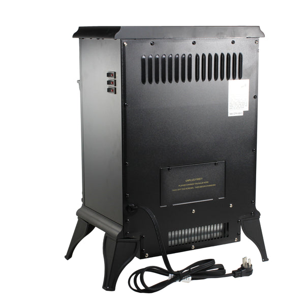 Comfort Zone Electric Fireplace Stove Heater