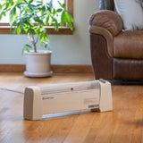 Comfort Zone Convection Baseboard Heater in White