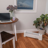 Comfort Zone Convection Baseboard Heater in White