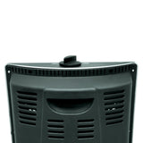 Comfort Zone Oscillating Electric Halogen Radiant Heater in Black