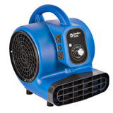 Comfort Zone 1/4HP 3-Speed Fan Blower Air Mover Carpet Dryer in Blue