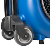 Comfort Zone Powergear 1 HP 3-Speed Carpet Dryer Blower Floor Fan with Timer in Blue