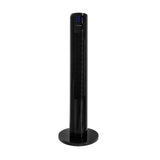 Comfort Zone 36-Inch 3-Speed Oscillating Tower Fan with Remote in Black
