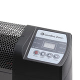 Comfort Zone Convection Baseboard Heater in Black