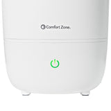 Comfort Zone Indoor 3.5L Top Fill Ultrasonic Mister Humidifier in White
