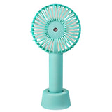 Comfort Zone 4" Personal Rechargeable Wand Fan in Green