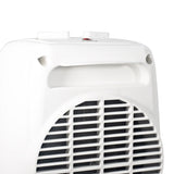 Comfort Zone Energy Save Oscillating Ceramic Heater in White