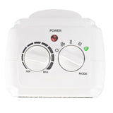 Comfort Zone Energy Save Oscillating Ceramic Heater in White