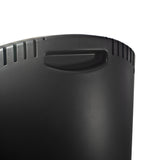 Comfort Zone Energy Save Radiant Quartz Heater in Black
