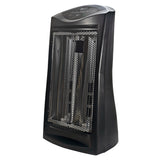 Comfort Zone Energy Save Radiant Quartz Heater in Black