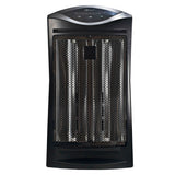 Comfort Zone Energy Save Radiant Quartz Heater in Black