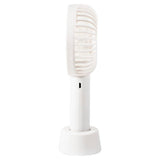 Comfort Zone 4" 3-Speed Rechargeable Wand Fan in White