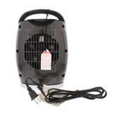 Oscillating Portable Ceramic Space Heater, Silver