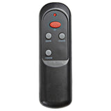Comfort Zone Outdoor/Indoor Electric Patio Heater with Remote Control in Grey