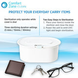 Comfort Zone UV Light Sterilizer Container in White