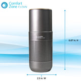 Comfort Zone Mini Air Purifier in Black