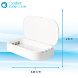 Comfort Zone Portable UV Light Sterilizer Box in White
